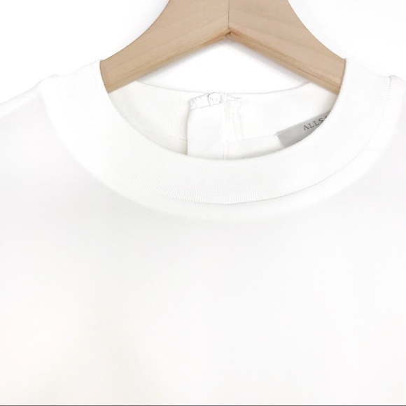 ALLSAINTS Fayre Ruffle Hem Blouse Top S - Picture 6 of 12